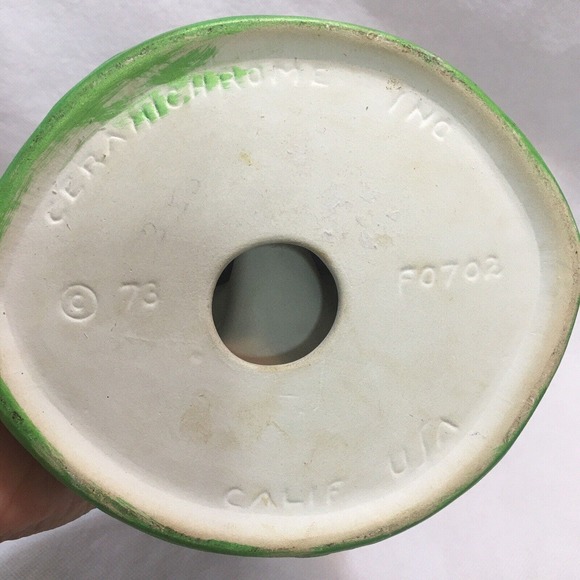 Vintage Ceramic Boy Holding Birdhouse & Saw Hand Painted Ceramichrome, Inc. 1973 - Picture 7 of 8